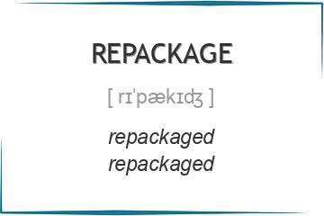 repackage 3 формы глагола