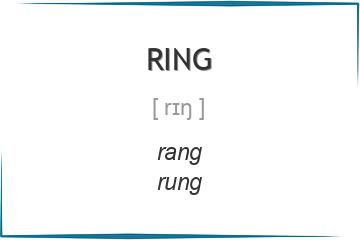 ring 3 формы глагола