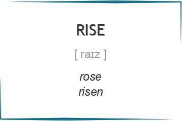 rise 3 формы глагола