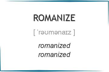 romanize 3 формы глагола