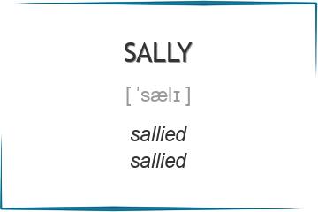 sally 3 формы глагола