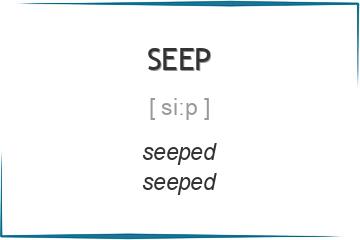 seep 3 формы глагола