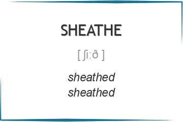 sheathe 3 формы глагола