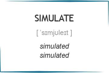 simulate 3 формы глагола
