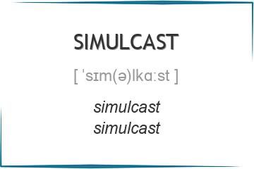simulcast 3 формы глагола