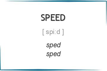 speed 3 формы глагола