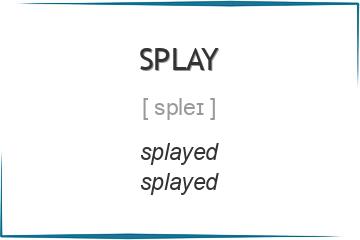 splay 3 формы глагола