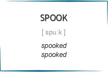 spook 3 формы глагола