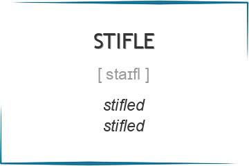 stifle 3 формы глагола