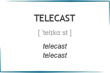 telecast 3 формы глагола