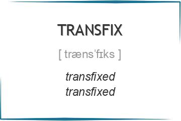 transfix 3 формы глагола