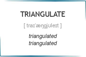 triangulate 3 формы глагола