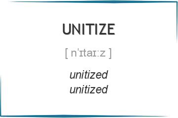unitize 3 формы глагола