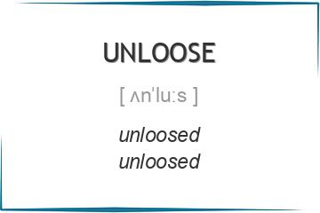 unloose 3 формы глагола