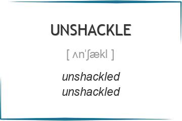 unshackle 3 формы глагола