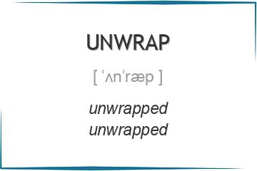 unwrap 3 формы глагола