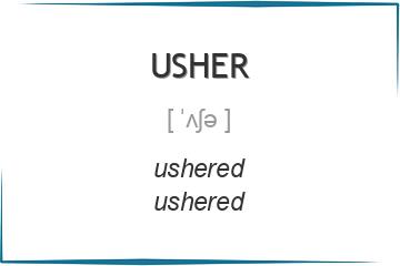 usher 3 формы глагола