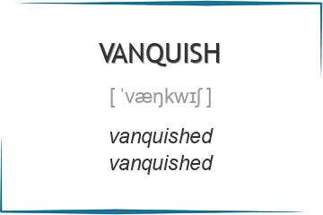 vanquish 3 формы глагола