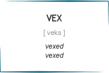 vex 3 формы глагола