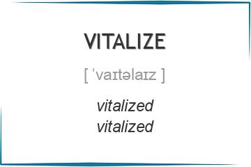 vitalize 3 формы глагола