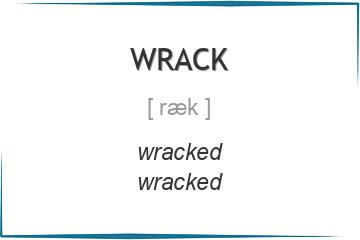 wrack 3 формы глагола