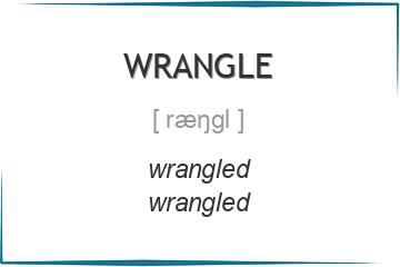 wrangle 3 формы глагола