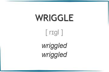 wriggle 3 формы глагола