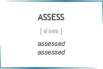 assess 3 формы глагола