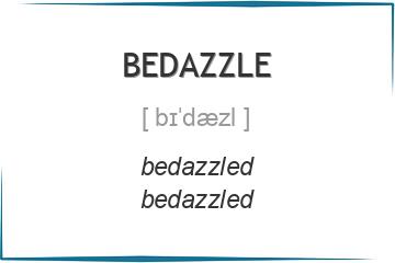 bedazzle 3 формы глагола