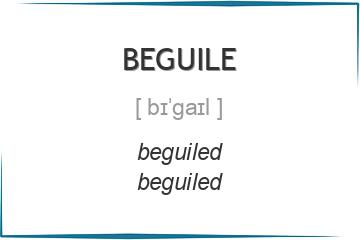 beguile 3 формы глагола
