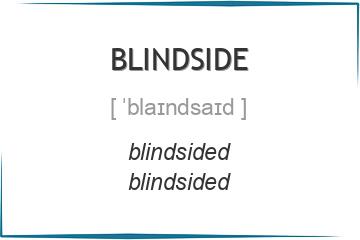 blindside 3 формы глагола