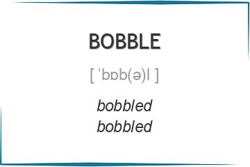 bobble 3 формы глагола