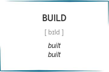 build 3 формы глагола