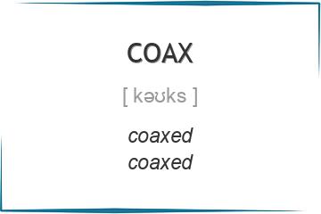 coax 3 формы глагола