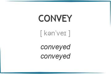 convey 3 формы глагола