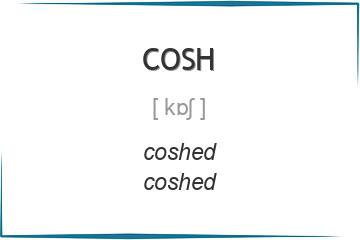 cosh 3 формы глагола