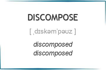 discompose 3 формы глагола