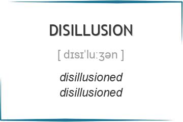 disillusion 3 формы глагола