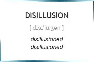disillusion 3 формы глагола