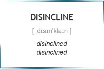 disincline 3 формы глагола