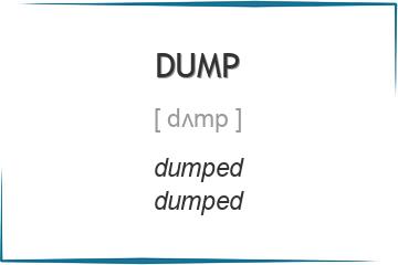 dump 3 формы глагола