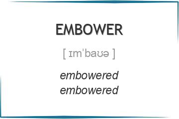 embower 3 формы глагола, примеры употребления, спряжение во временных ...