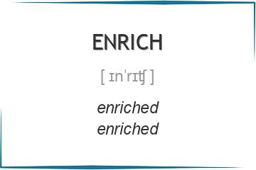 enrich 3 формы глагола