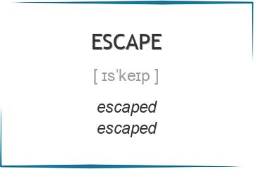 escape 3 формы глагола