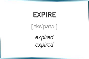 expire 3 формы глагола