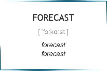 forecast 3 формы глагола