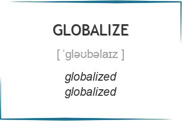 globalize 3 формы глагола