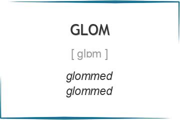 glom 3 формы глагола