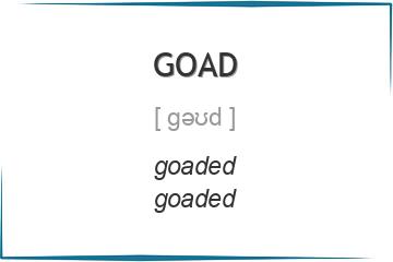 goad 3 формы глагола
