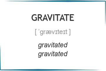 gravitate 3 формы глагола